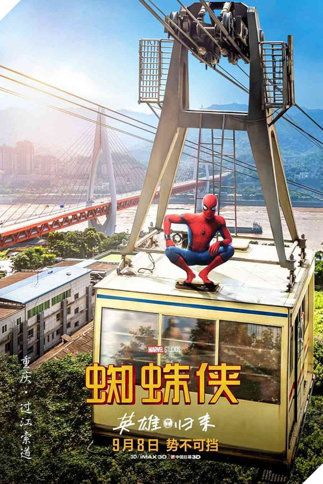 Hài hước với loạt Poster phim Spider-man: Homecoming tại Trung Quốc