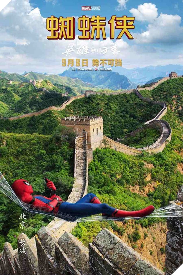 Hài hước với loạt Poster phim Spider-man: Homecoming tại Trung Quốc