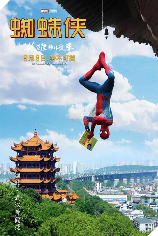 Hài hước với loạt Poster phim Spider-man: Homecoming tại Trung Quốc