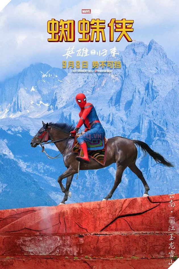 Hài hước với loạt Poster phim Spider-man: Homecoming tại Trung Quốc