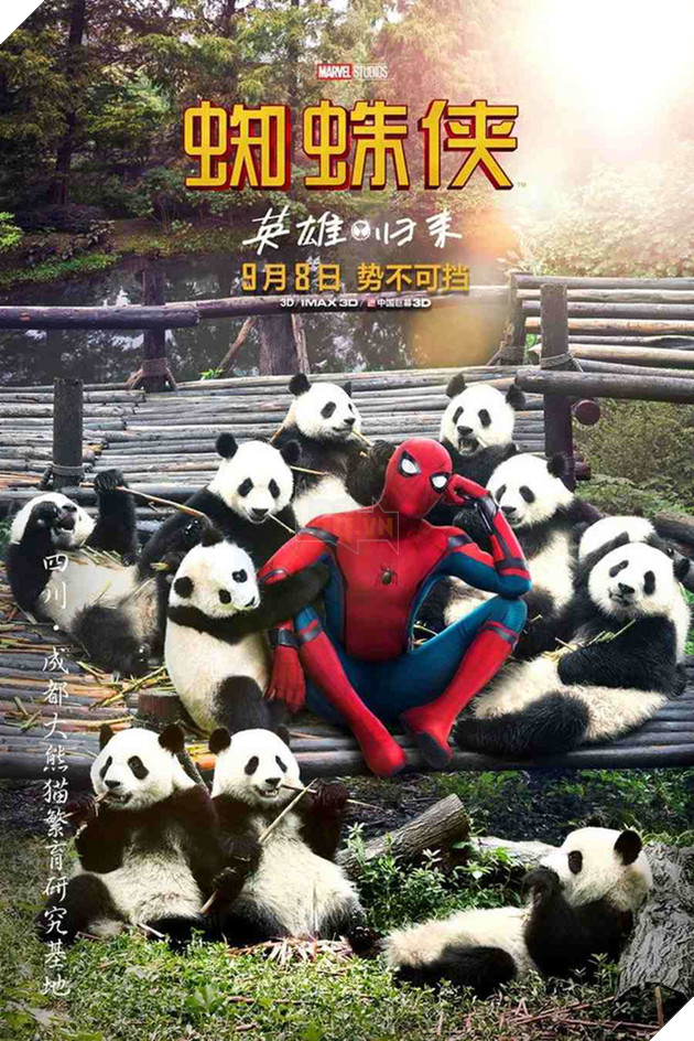 Hài hước với loạt Poster phim Spider-man: Homecoming tại Trung Quốc