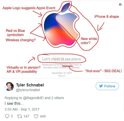  Funny Bí mật ẩn giấu của iPhone 8 trong lời mời tham dự sự kiện của Apple 5