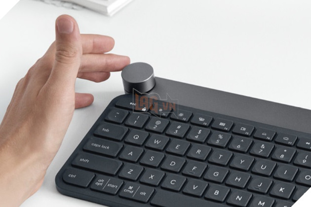 Bàn phím CRAFT của Logitech sẽ cải thiện hiệu năng làm việc của bạn với con quay tiện dụng. 2