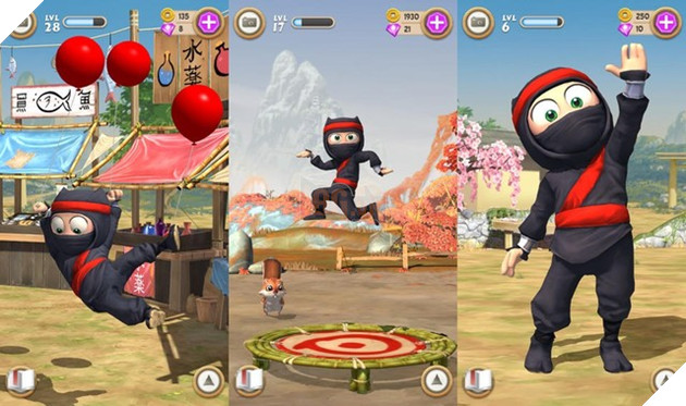 8 game mobile độc đáo cho người chơi nhập vai như một Ninja thực thụ