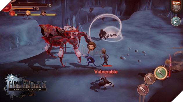 Final Fantasy XV: Pocket Edition hé lộ gameplay đầu tiên, ra mắt ngay cuối năm 2017