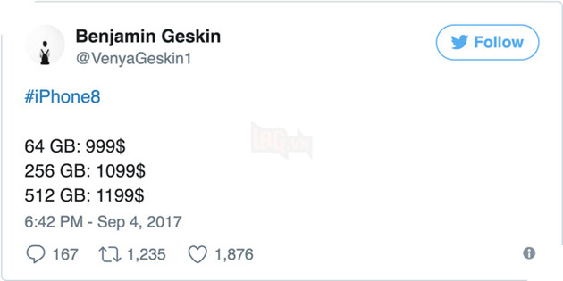 KGI: iPhone 8 đắt là do màn OLED mua của Samsung, tính năng Touch ID bị loại bỏ cũng là vì màn hình OLED