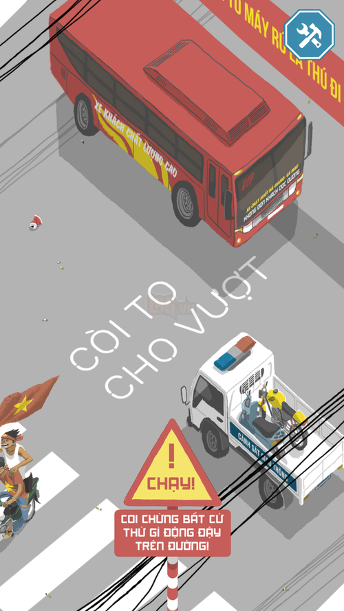 Game Việt biến bạn thành ninja đi xe Lead vượt mọi thử thách giao thông ở Việt Nam - Ảnh 1.