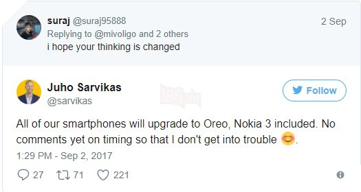Tất cả các điện thoại Nokia đều sẽ được nâng cấp lên Android Oreo