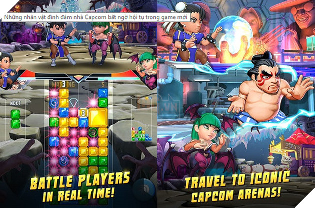 Capcom bất ngờ hồi sinh siêu phẩm một thời Puzzle Fighter lên Mobile