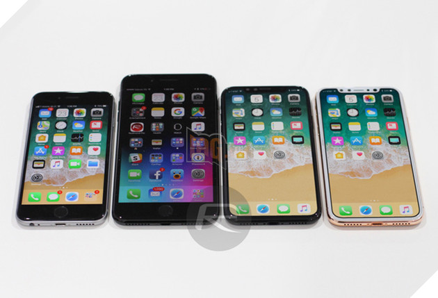 
iPhone 6s, iPhone 7 Plus, iPhone X Black, Blus Gold

