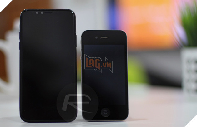 
iPhone X với iPhone 4/4s
