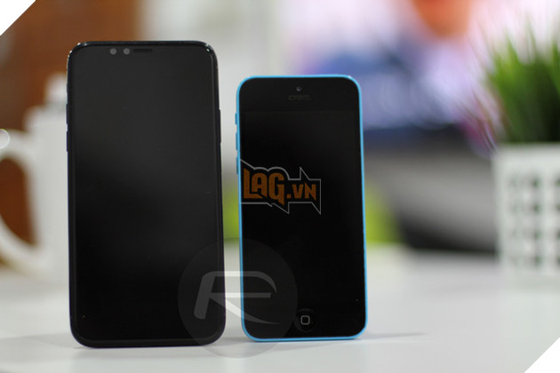 
iPhone X Black với iPhone 5c
