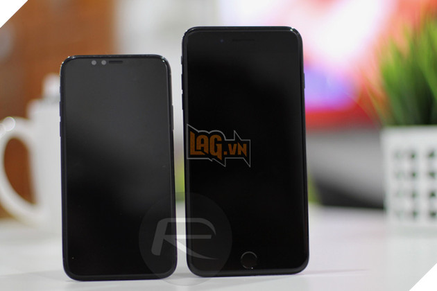 
iPhone X Black với iPhone 6/6s/7 Plus
