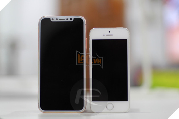 
iPhone X Blush Gold với iPhone 5/5s/SE
