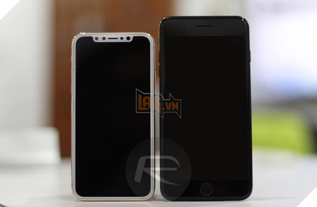 
iPhone X Blush Gold với iPhone 6/6s/7 Plus
