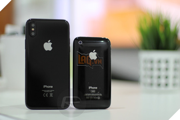 
iPhone X Black với iPhone 3G/3Gs
