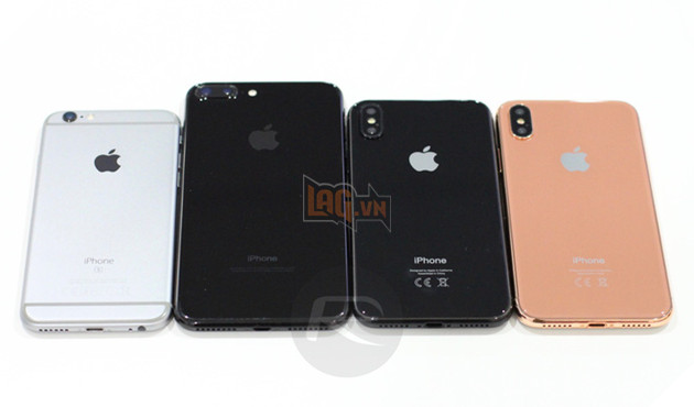 
iPhone 6s, iPhone 7 Plus, iPhone X Black, Blus Gold

