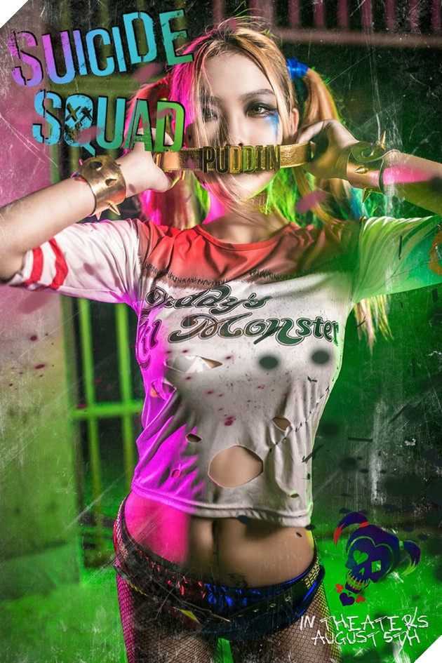Cùng ngắm cosplay Harley Quiin đầy ma mị và quyến rũ