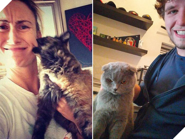 16 chú mèo ghét cay ghét đắng việc selfie cùng chủ nhân - Ảnh 3.