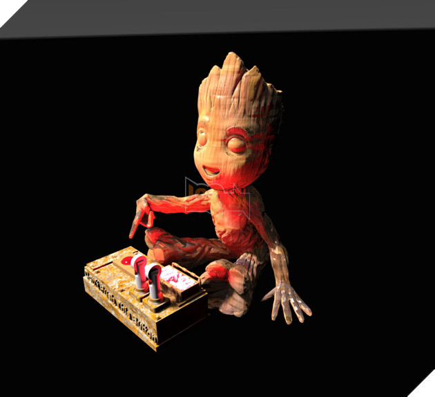 Nhìn chú bé Groot cực xinh này, chẳng ai dám tin bên trong là cỗ máy tính chơi được mọi game trên đời