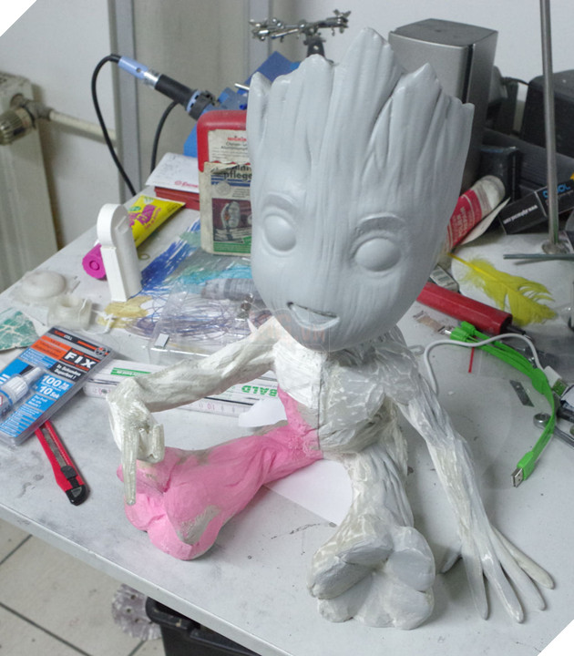 Nhìn chú bé Groot cực xinh này, chẳng ai dám tin bên trong là cỗ máy tính chơi được mọi game trên đời