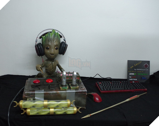 Nhìn chú bé Groot cực xinh này, chẳng ai dám tin bên trong là cỗ máy tính chơi được mọi game trên đời