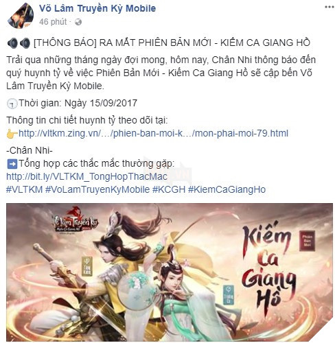 VLTK Mobile: Phiên bản Kiếm Ca Giang Hồ sẽ được cập nhật ngay trong tháng 9 này 2