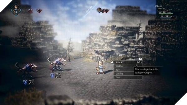 Hình thức chiến đấu theo lượt quen thuộc trong các tựa game nhập vai cổ