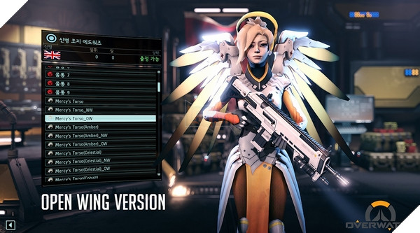 Vì là mod dạng trang phục nên Mercy sẽ không có những kĩ năng của Overwatch