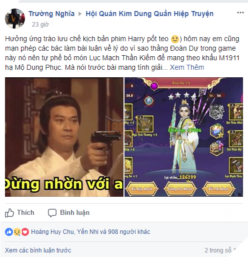 Vì sao Harry Potter và Đoàn Dự nên mang theo khẩu M1911?