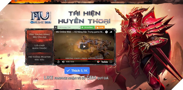 MU Online Web sẽ chính thức ra mắt game thủ vào tháng 10 sắp tới