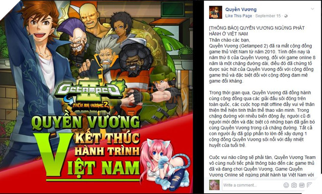 Quyền Vương Getamped 2 chào tạm biệt game thủ Việt sau 8 năm gắn bó 4