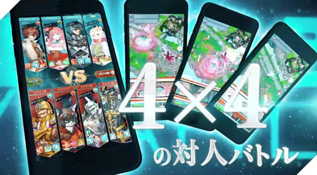 Battle of Blades - JRPG theo phong cách MOBA "màn hình dọc" từ Square Enix