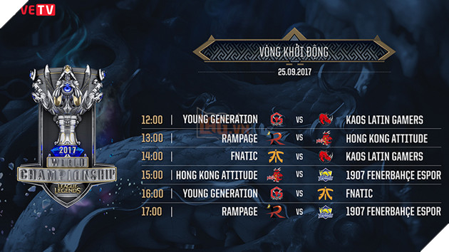 Lịch thi đấu vòng khởi động CKTG 2017 8