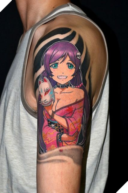 Mê mẩn những hình xăm tuyệt đẹp lấy cảm hứng từ chân dung các nhân vật trong anime