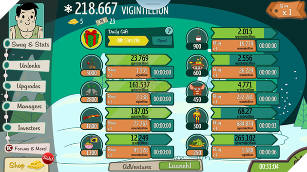 Chỉ đơn giản là "click" nhưng 10 game mobile này vẫn lôi cuốn lạ lùng