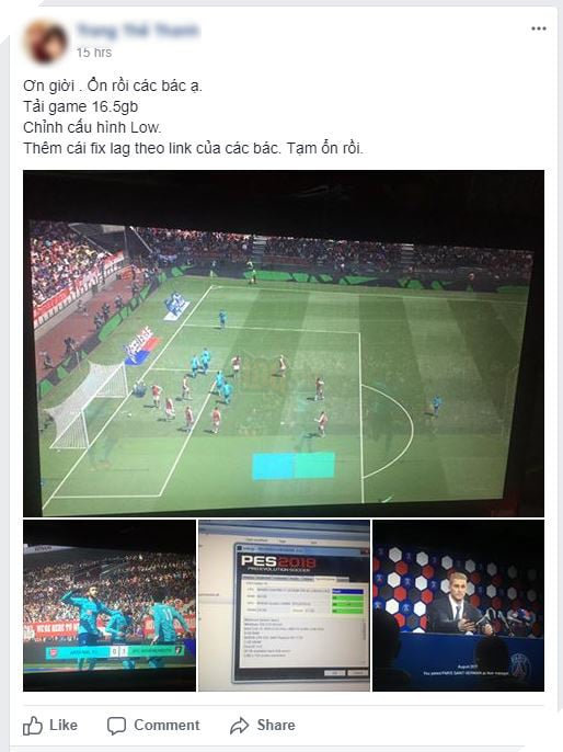 PES 2018 quá nặng, game thủ Việt nháo nhào tìm cách hạ cấu hình, thậm chí... xóa hết cả khán giả để chơi game cho mượt