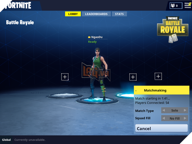 
Giao diện của chế độ bắn Battle Royale. Ở đây, các bạn có thể chọn bắn solo hoặc theo đội.
