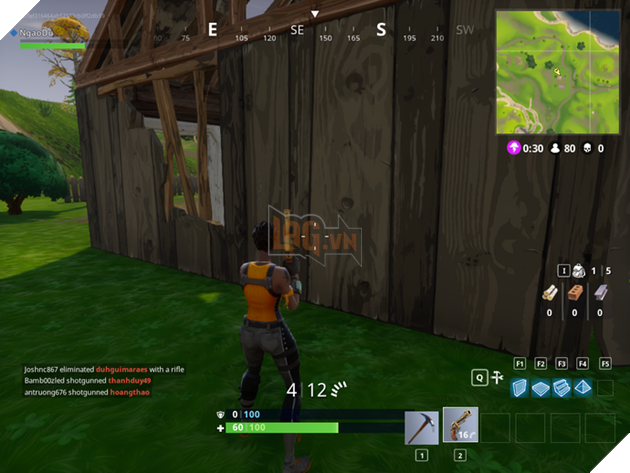 Những hình ảnh trải nghiệm đầu tiên về Fortnite Battle Royale - PUBG phiên bản miễn phí