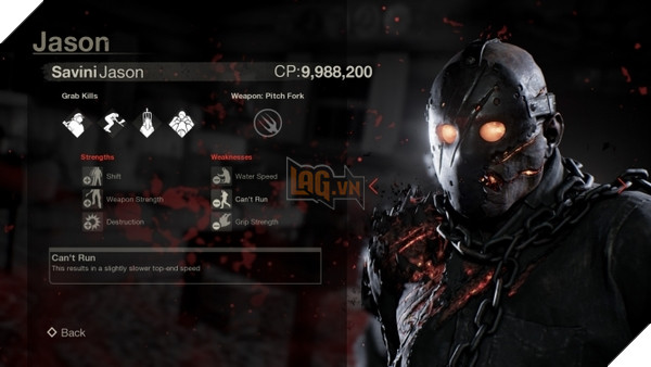 Người chơi sẽ vào vai Jason Voorhees, tham gia các "Thử thách" giống kiểu game Hitman