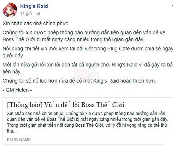 King's Raid khẩn trương sửa lỗi và nhanh chóng đền bù liền tay game thủ 3