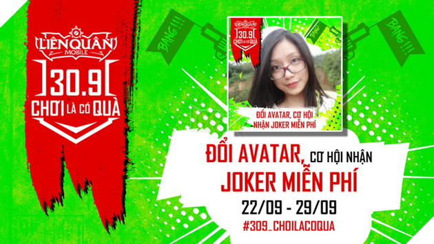 Liên Quân Mobile: Đổi Avatar cùng cơ hội nhận ngay tướng Joker vào ngày ra mắt