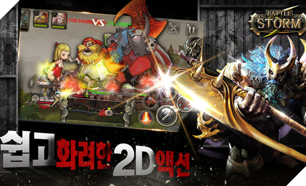 Battle Storm - Game nhập vai 2D có dàn nhân vật "quyến rũ" như Blade & Soul