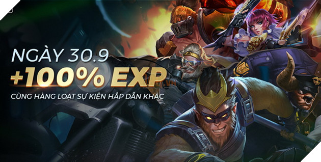 Liên Quân Mobile: Cơn Bão Quà Tặng với x2 và free tất cả tướng chỉ trong 30/09 2