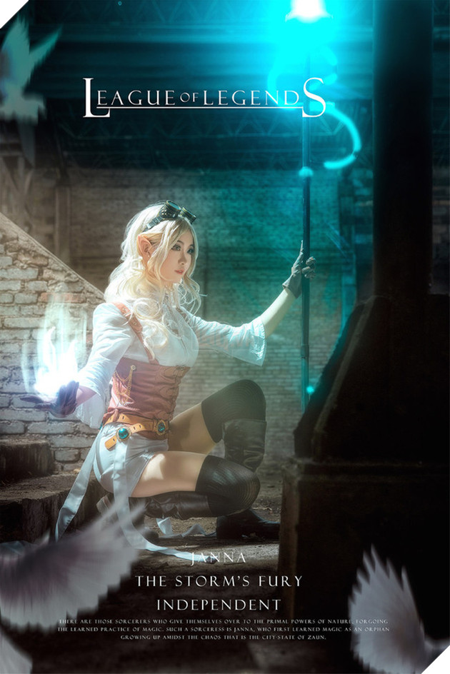 Ngắm cosplay Hextech Janna cực đẹp trong Liên Minh Huyền Thoại