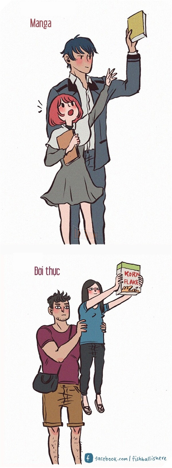 Nấm lùn mà vớ phải người yêu vừa cao kều vừa bựa, hậu quả sẽ như thế này đây