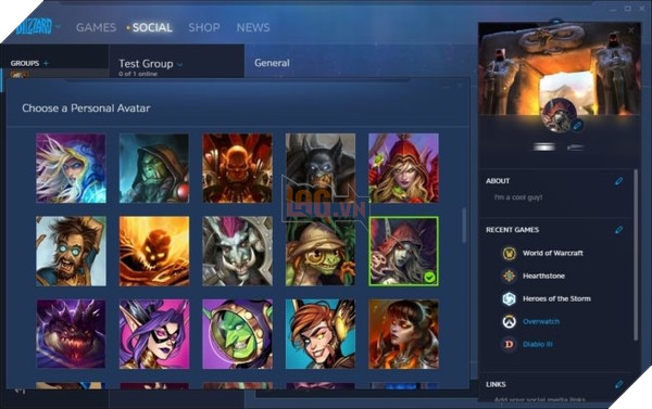 Blizzard hé lộ tính năng xã hội mới cho hệ thống Battle.net 2