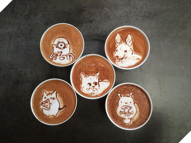 Triển lãm tranh hoạt hình cute trên những ly cà phê - Ảnh 19.