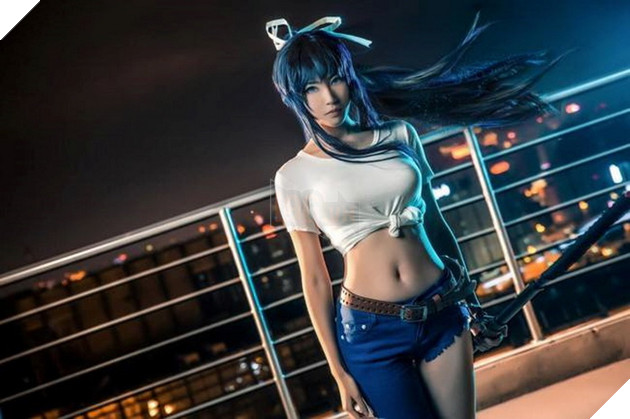 Bộ ảnh Cosplay Nữ pháp sư/kiếm sư Kanzaki Kaori mạnh mẽ và căng tràn sức sống 10
