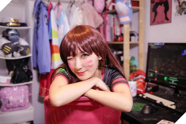 Cosplay D.Va cực gợi cảm trong Overwatch khiến game thủ không khỏi nóng mắt